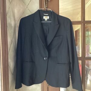 Talbots Elegant Black Blazer